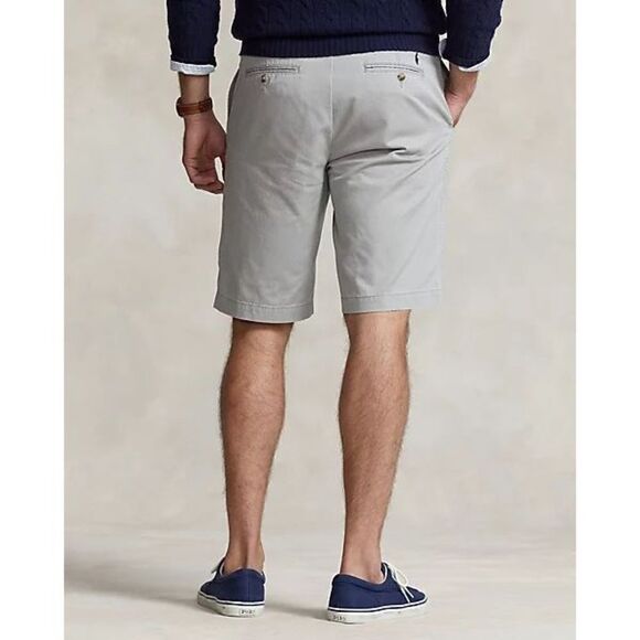 Polo Ralph Lauren NWT 10-inch relaxed fit chino shorts gray sz 28 - Picture 4 of 6
